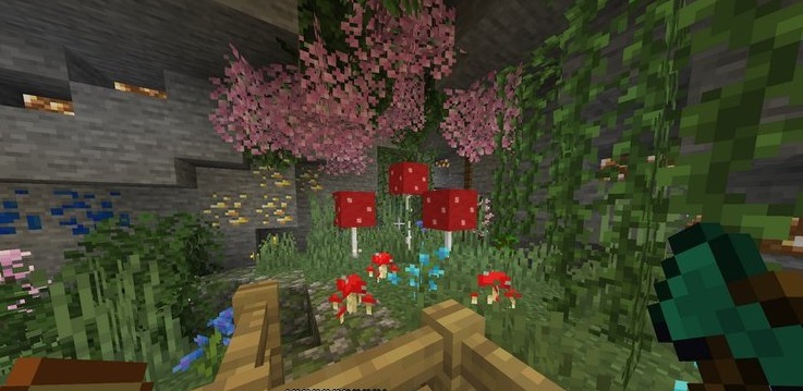where to find brown mushrooms in minecraft
